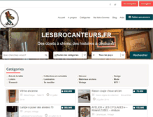 Tablet Screenshot of lesbrocanteurs.fr